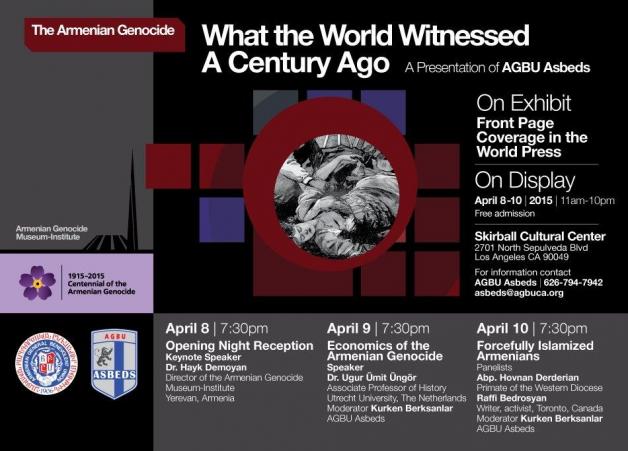 What the World Witnessed a Century Ago – A Presentation by the AGBU Asbeds
